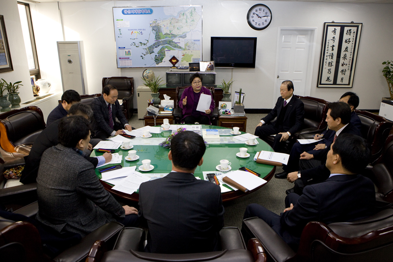 군산시의회 의장단 회의(01-17)
