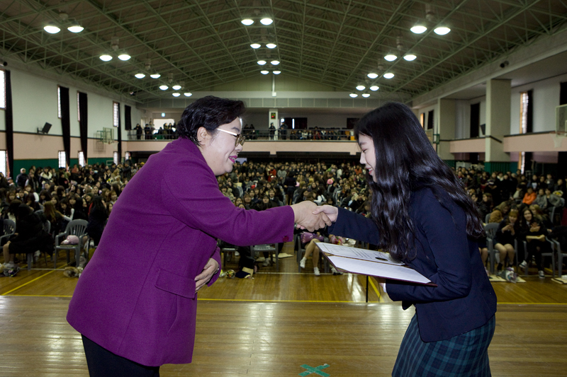 군산 여자상업고등학교 졸업식(02-08)