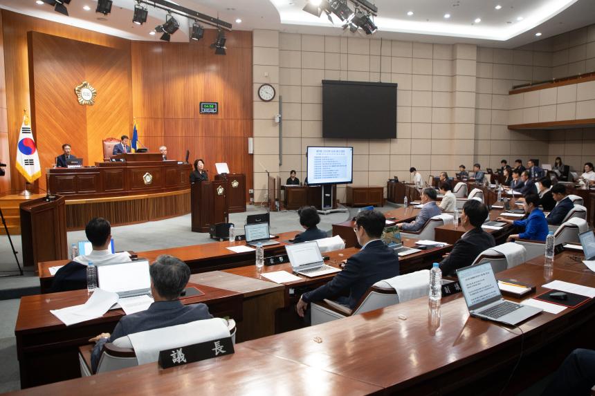 제276회 군산시의회 임시회 제1차 본회의(07-09)