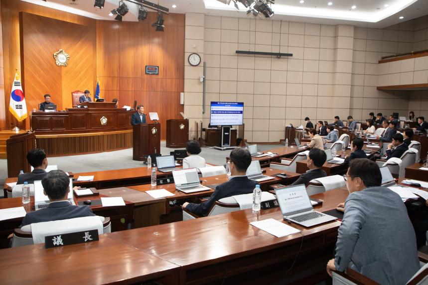 제277회 군산시의회 임시회 제1차 본회의(08-26)