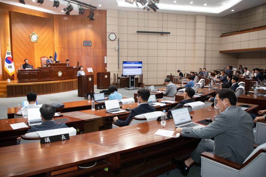 제277회 군산시의회 임시회 제2차 본회의(09-05)