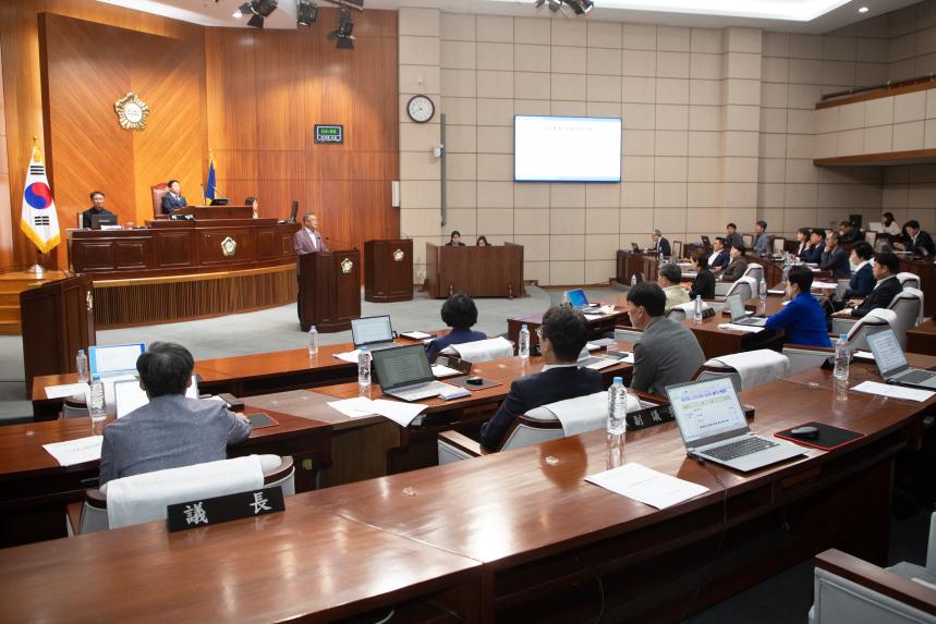 제278회 군산시의회 임시회 제1차 본회의(10-16)