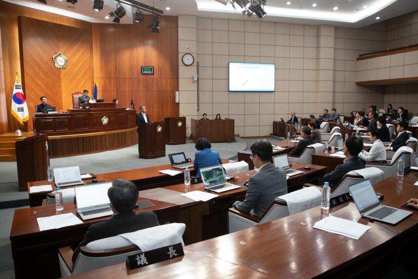 제278회 군산시의회 임시회 제2차 본회의(10-29)