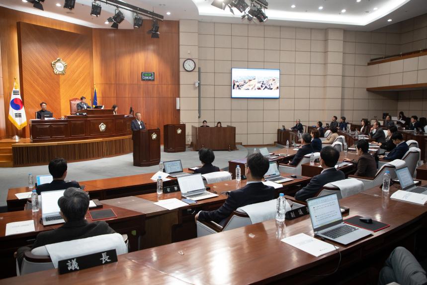 제279회 군산시의회 제2차 정례회 제2차 본회의(11-26)