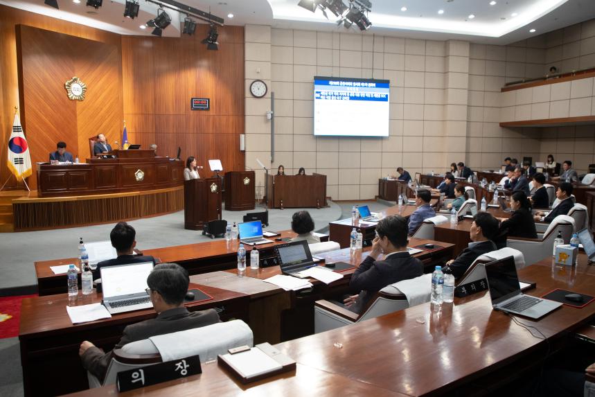 제258회 군산시의회 임시회 제1차 본회의(08-29)