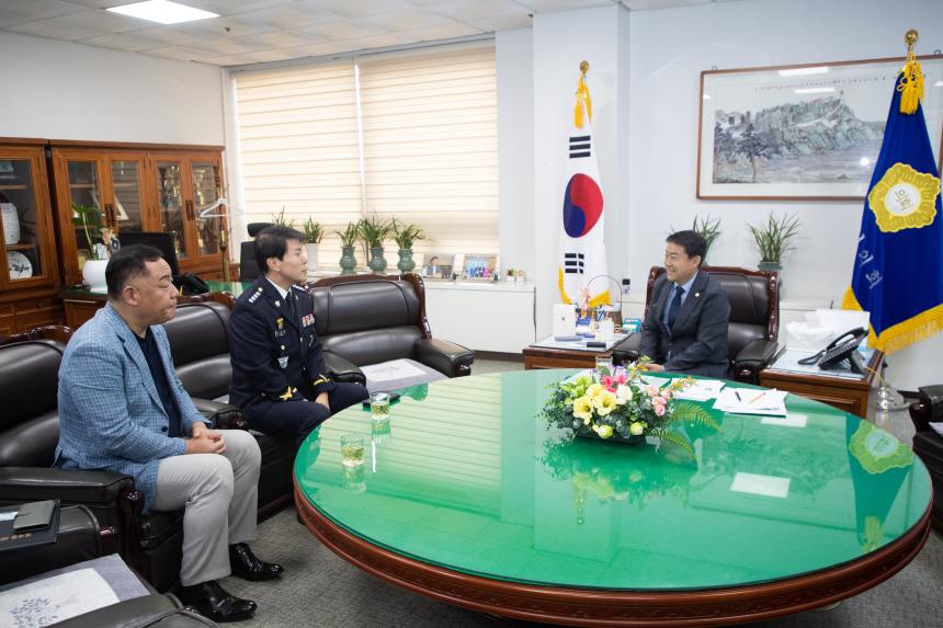 군산 해양경찰서장 면담(07-08)
