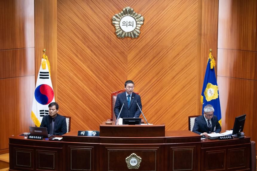제273회 군산시의회 임시회 제1차 본회의(03-25)