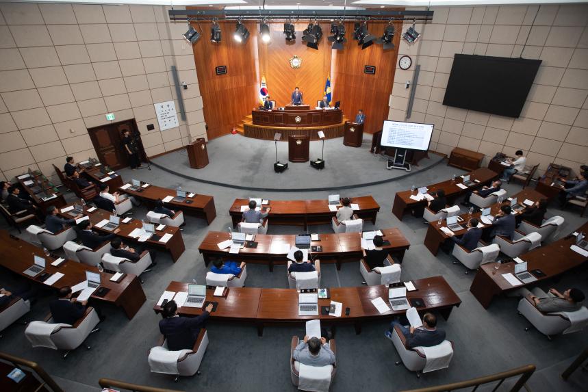 제276회 군산시의회 임시회 제1차 본회의(07-09)
