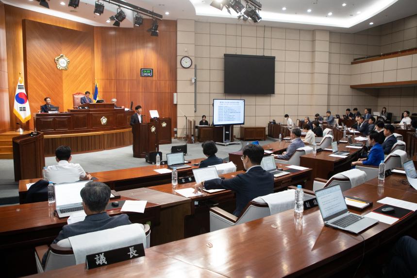 제276회 군산시의회 임시회 제1차 본회의(07-09)