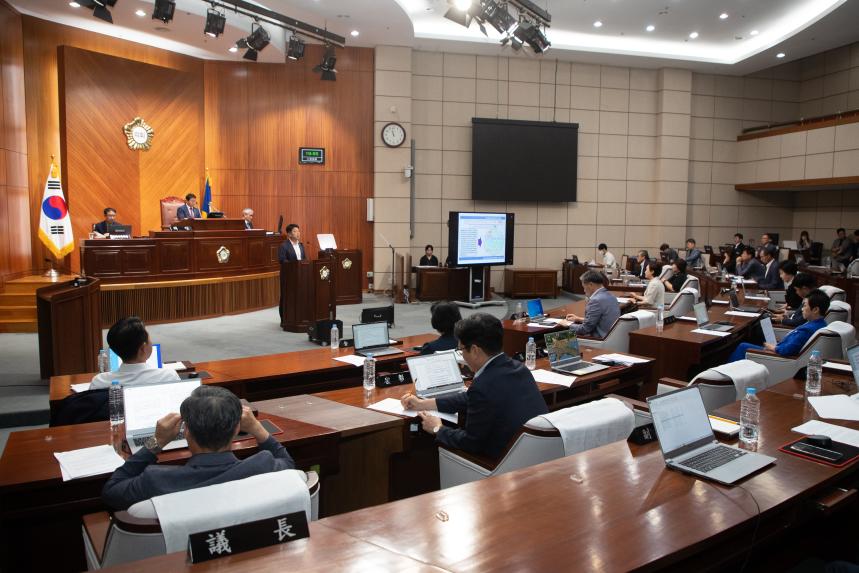 제276회 군산시의회 임시회 제1차 본회의(07-09)
