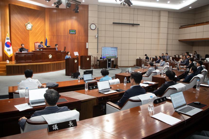 제277회 군산시의회 임시회 제2차 본회의(09-05)