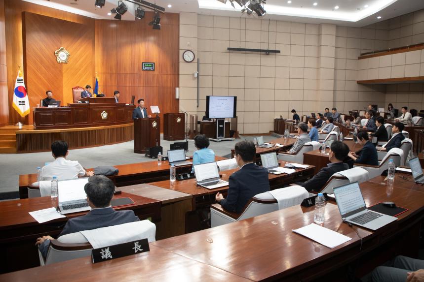 제277회 군산시의회 임시회 제2차 본회의(09-05)