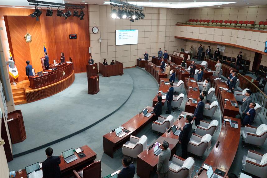 제282회 군산시의회 임시회 제1차 본회의(04-07)