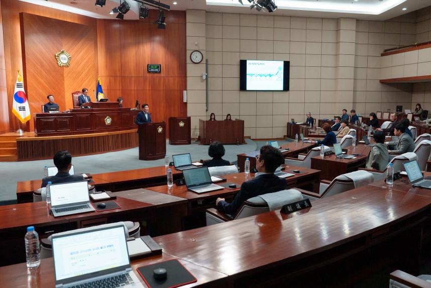 제282회 군산시의회 임시회 제1차 본회의(04-07)